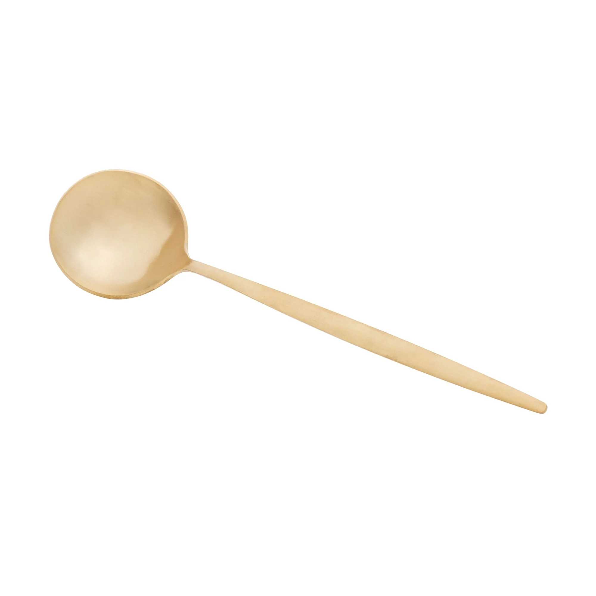 Jogo 6 Colheres para Mesa Opera Aço Inox Dourado 21cm - Image 2