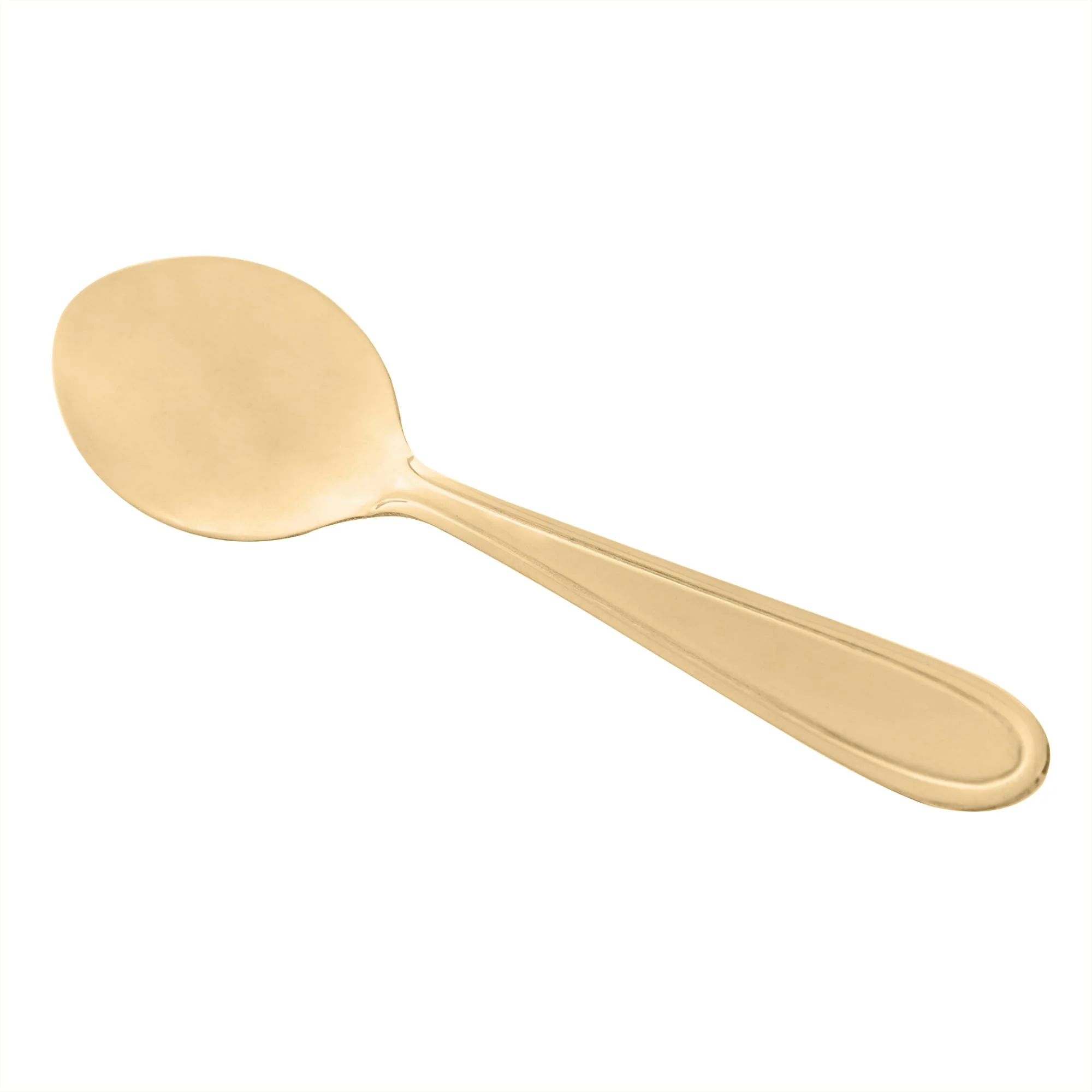 Jogo 6 Colheres para Sobremesa Gastro Aço Inox Dourado 13cm - Image 4