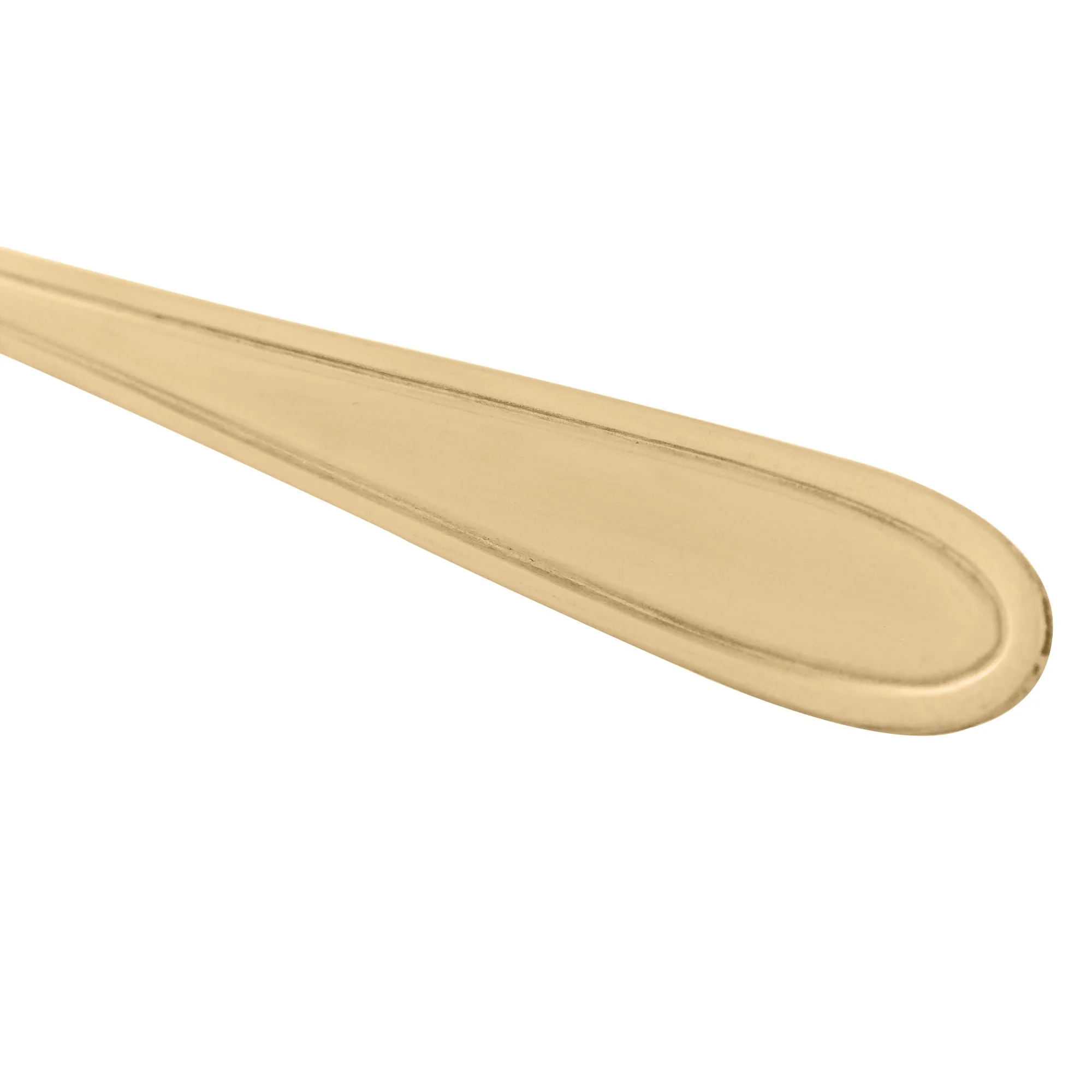 Jogo 6 Colheres para Sobremesa Gastro Aço Inox Dourado 13cm - Image 6