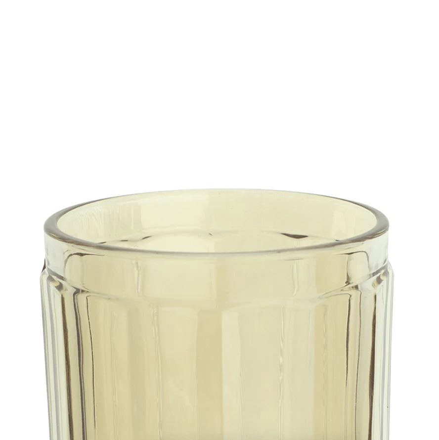 Jogo 6 Copos Baixos em Vidro Âmbar 320ml 9cm - Image 3