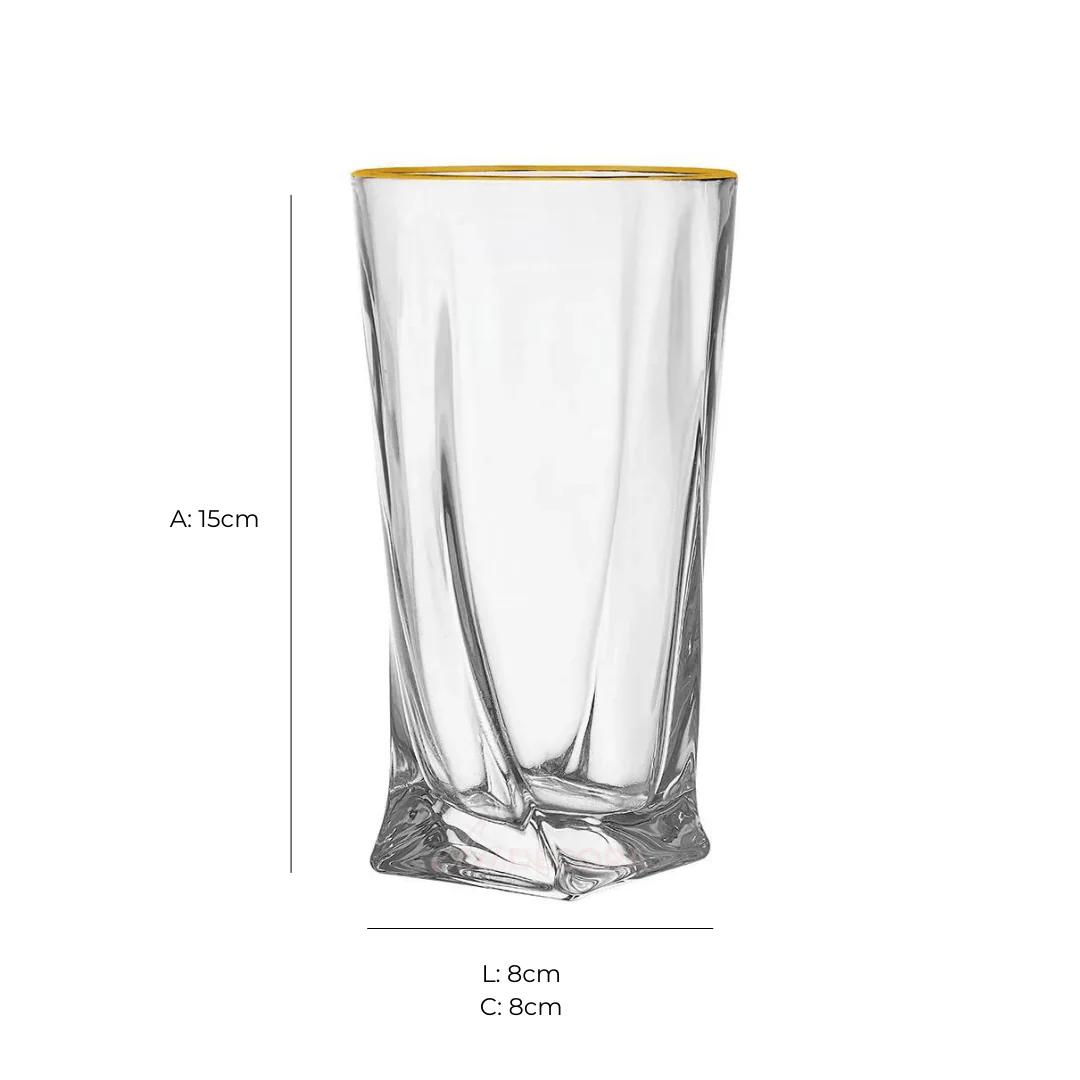 Jogo 6 Copos em Cristal Ice 280ml - Image 4
