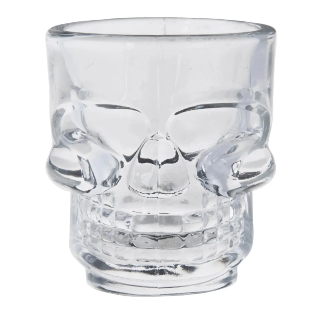 Jogo 6 Copos para Shot em Vidro Skull Mug 50ml - Image 2