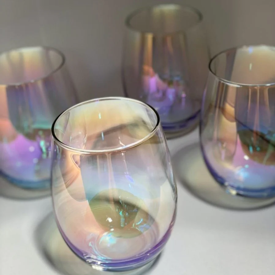 Jogo 6 Copos Rainbow Vidro Long Drink Furta Cor - 580 ml - Image 2