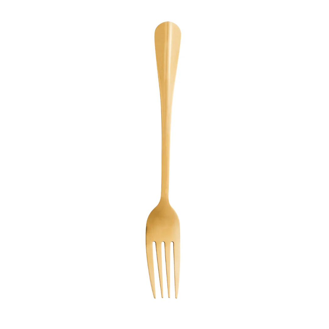 Jogo 6 Garfos Churrasco Positano Dourado 21cm - Image 6