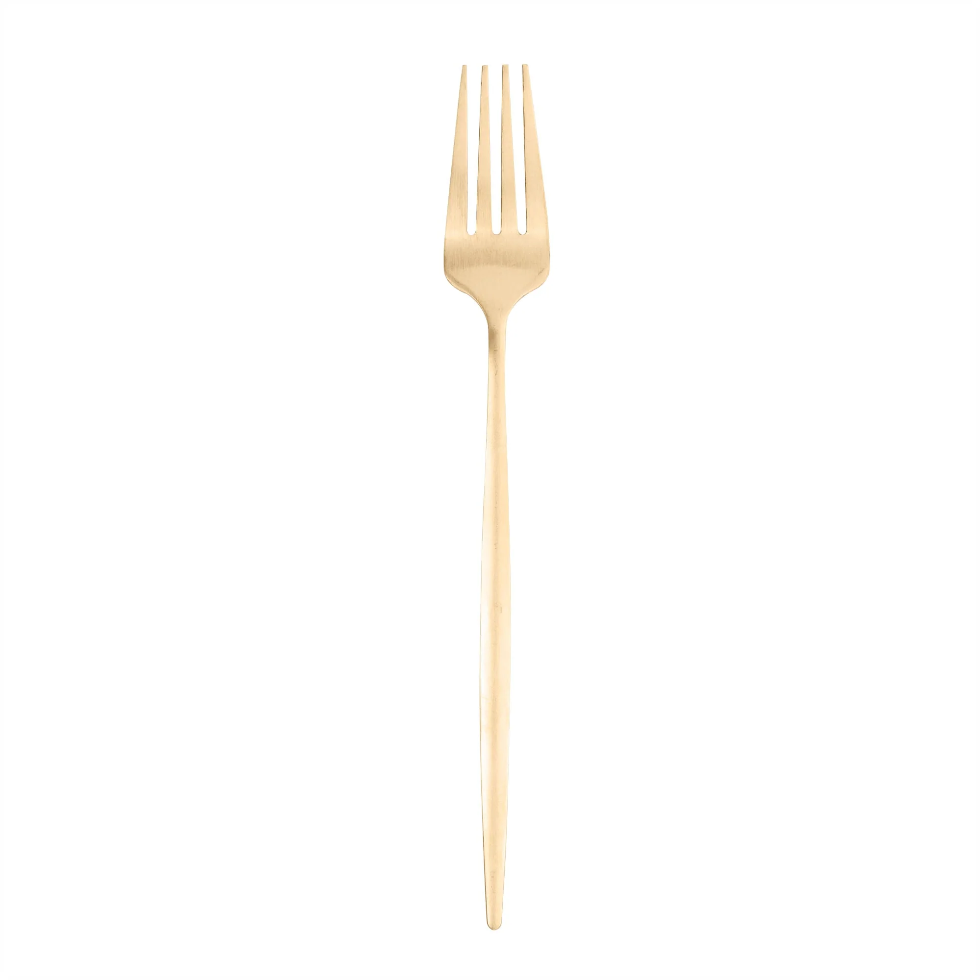 Jogo 6 Garfos para Mesa Opera Aço Inox Dourado 22cm - Image 3