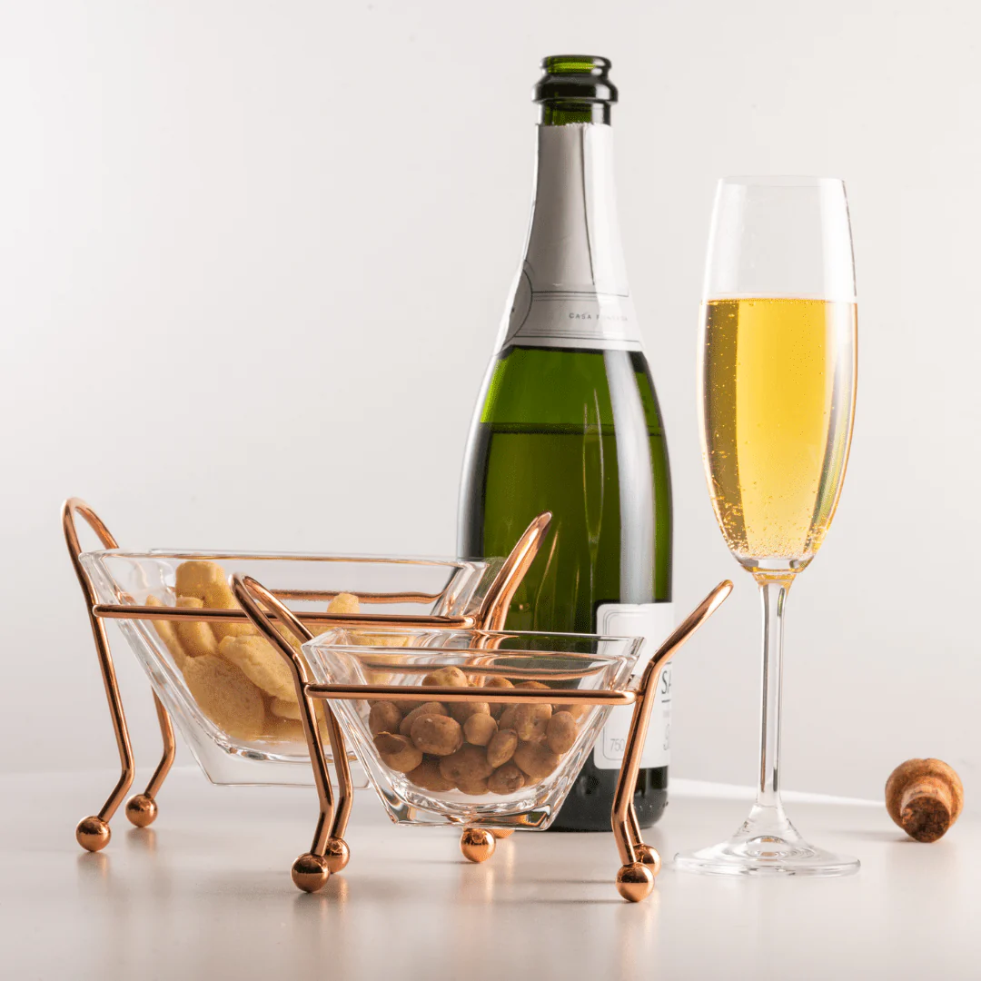 Jogo 6 Taças de Cristal Ecológica para Champagne Espumante Transparente 220ml - Image 3
