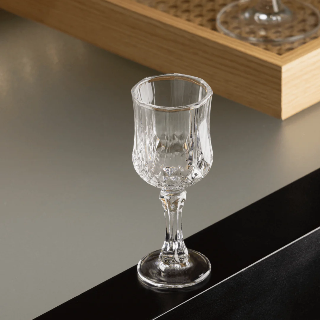 Jogo 6 Taças para Licor de Vidro Diamante 60ml - Image 2