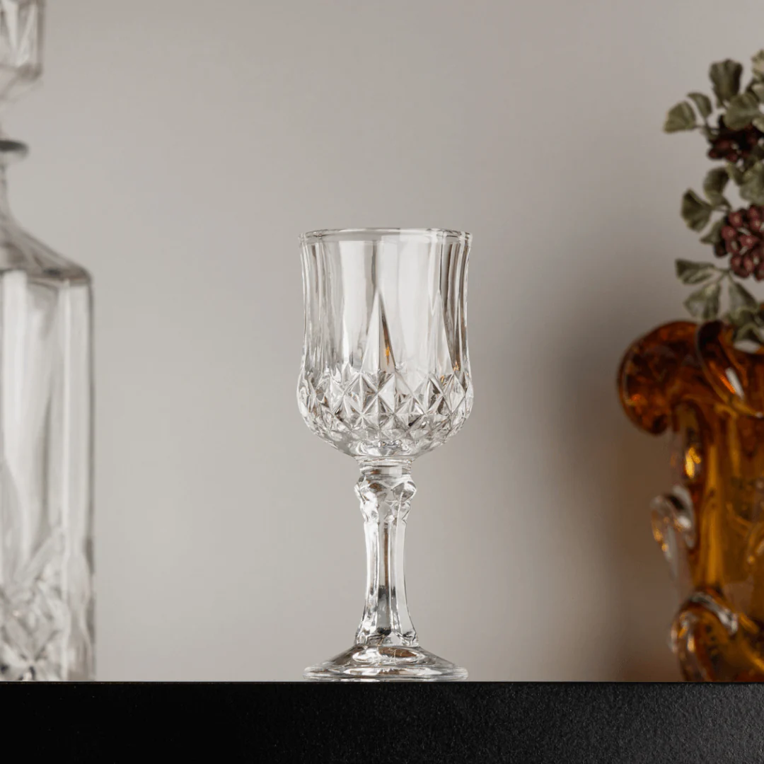 Jogo 6 Taças para Licor de Vidro Diamante 60ml - Image 3