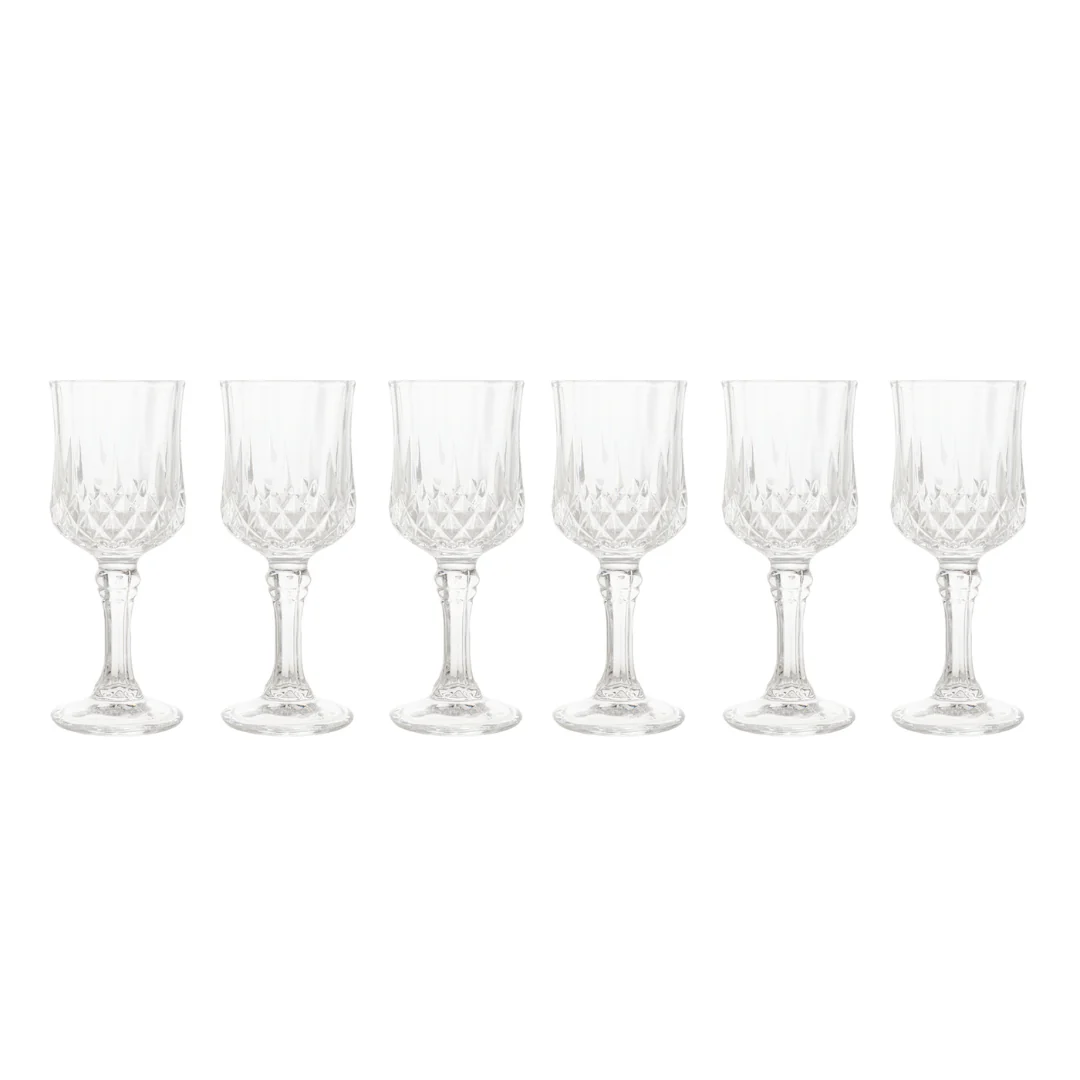 Jogo 6 Taças para Licor de Vidro Diamante 60ml - Image 6