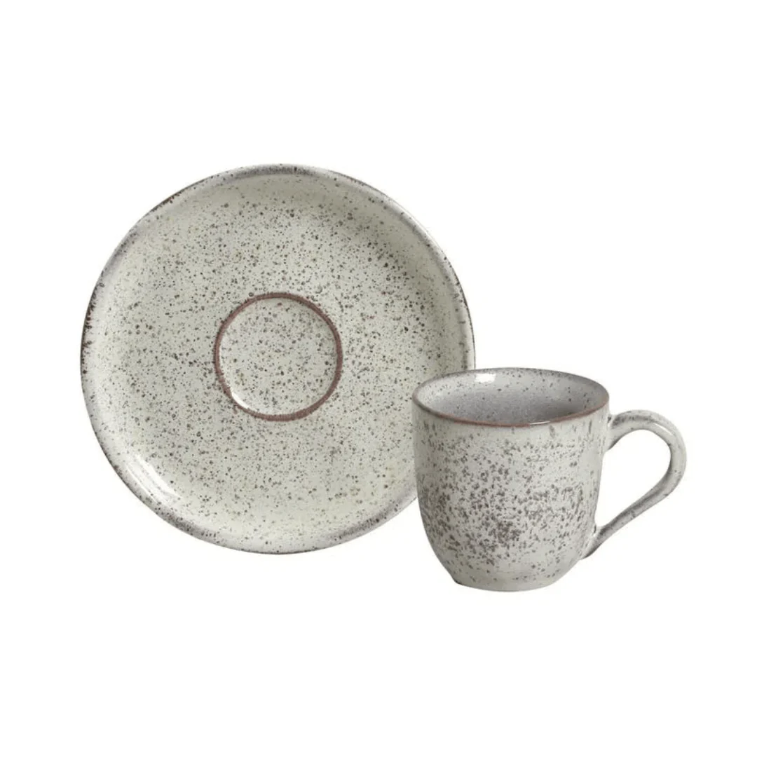 Jogo 6 Xicaras de Café com Pires Bio Pistache 120ml - Image 6