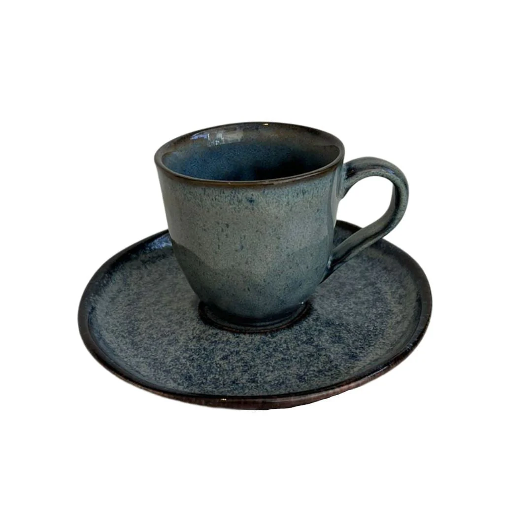 Jogo 6 Xícaras de Café com Píres Bio Titanium 120ml - Image 5