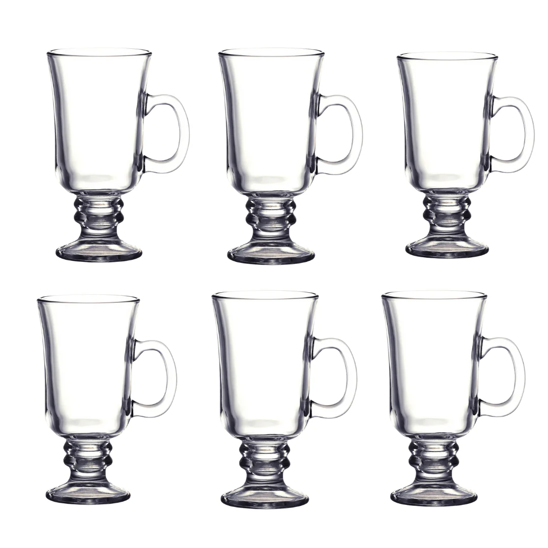 Jogo 6 xicaras Irish Coffee em Vidro 120ml