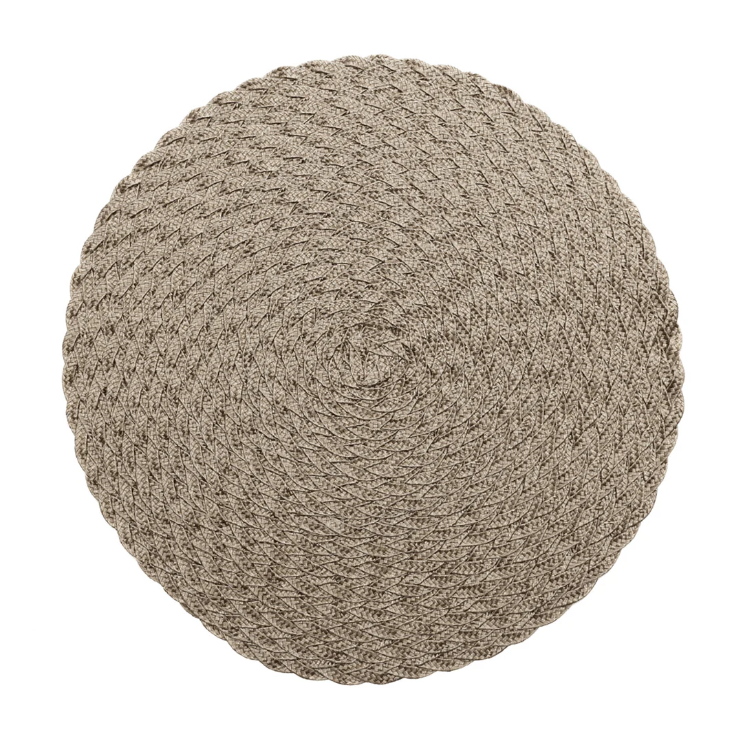 Jogo Americano Leaf Redondo Bege - 38 cm - Image 3