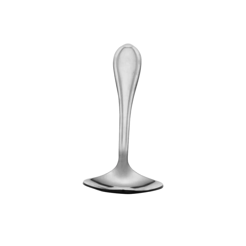 Jogo de 4 Colheres Aço Inox para Chá Heart Coração Ônix - 12,7 cm - Image 3