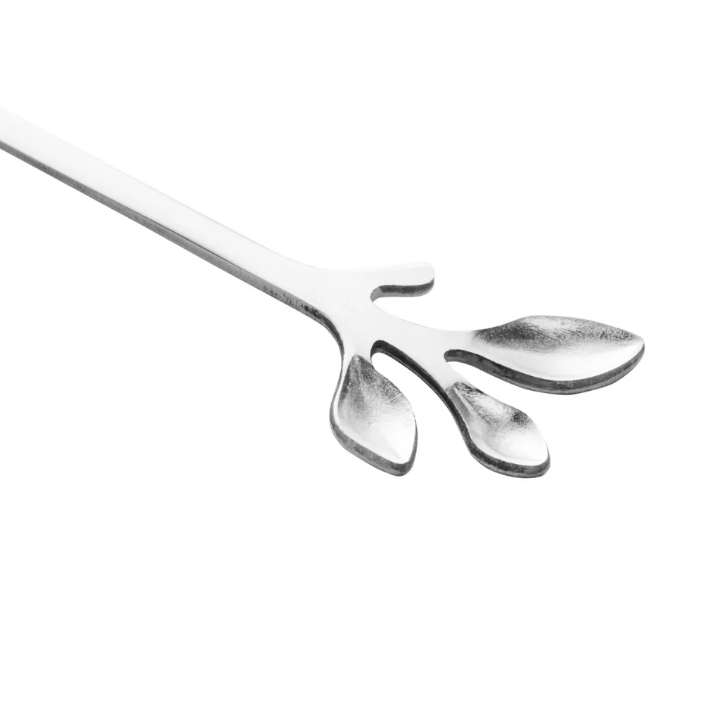 Jogo de 4 Colheres Aço Inox Para Chá Leaves Folhas - Image 5