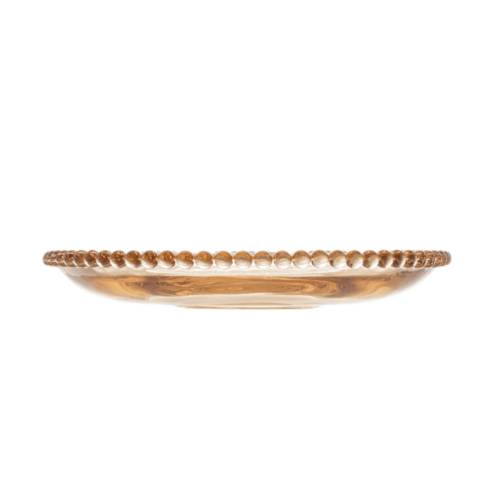 Jogo de Xícaras de Café Cristal Com Pires Pearl Âmbar 4 Peças - 80ml - Image 7
