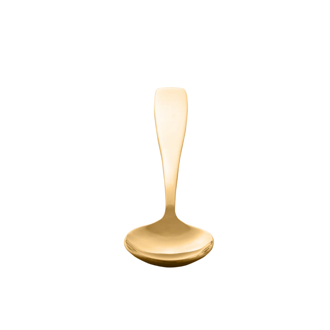 Jogo de 6 Colheres para Sobremesa Berna em Aço Dourado - Image 3