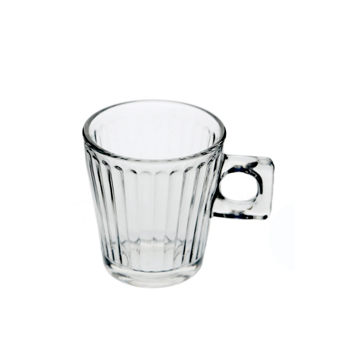 Jogo de 6 Xícaras de Café Lines Coffee Time em Vidro - 80ml - Image 3