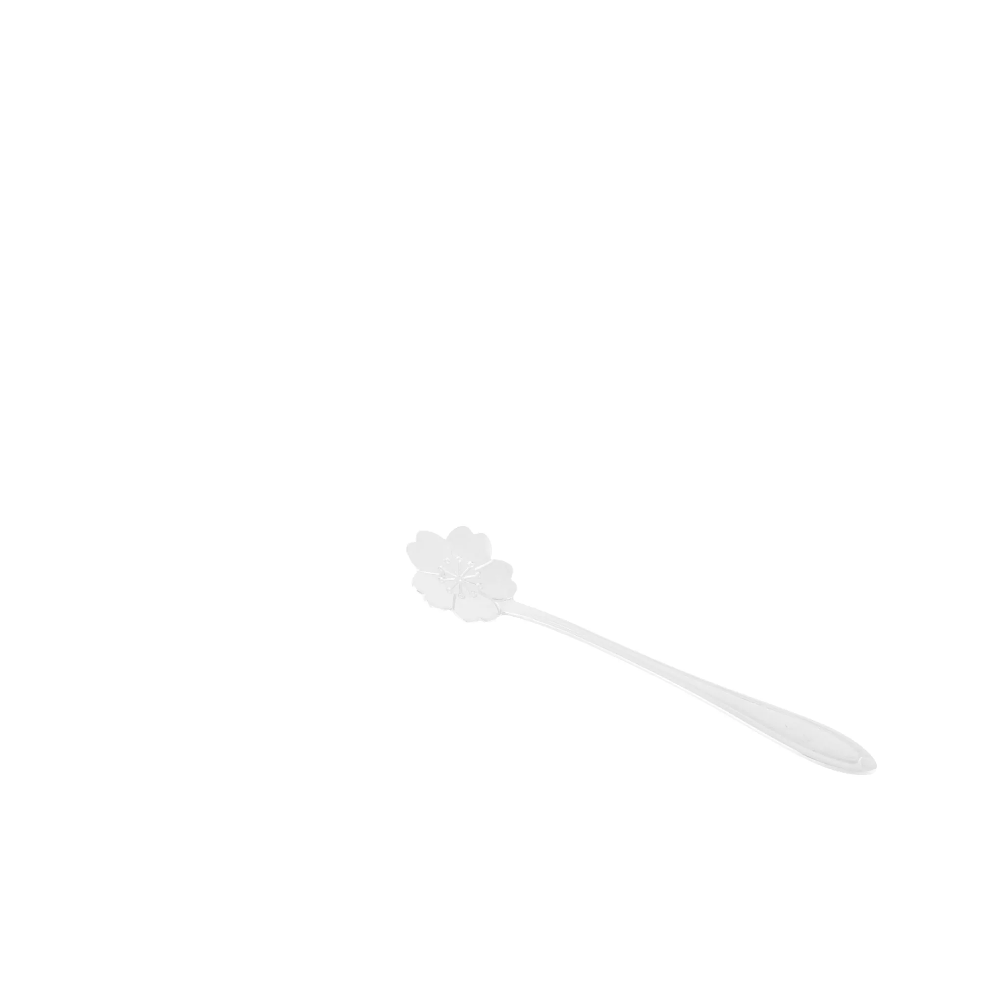 Jogo de Colheres em Aço Inox Estilo Flor 4 Peças - Image 9