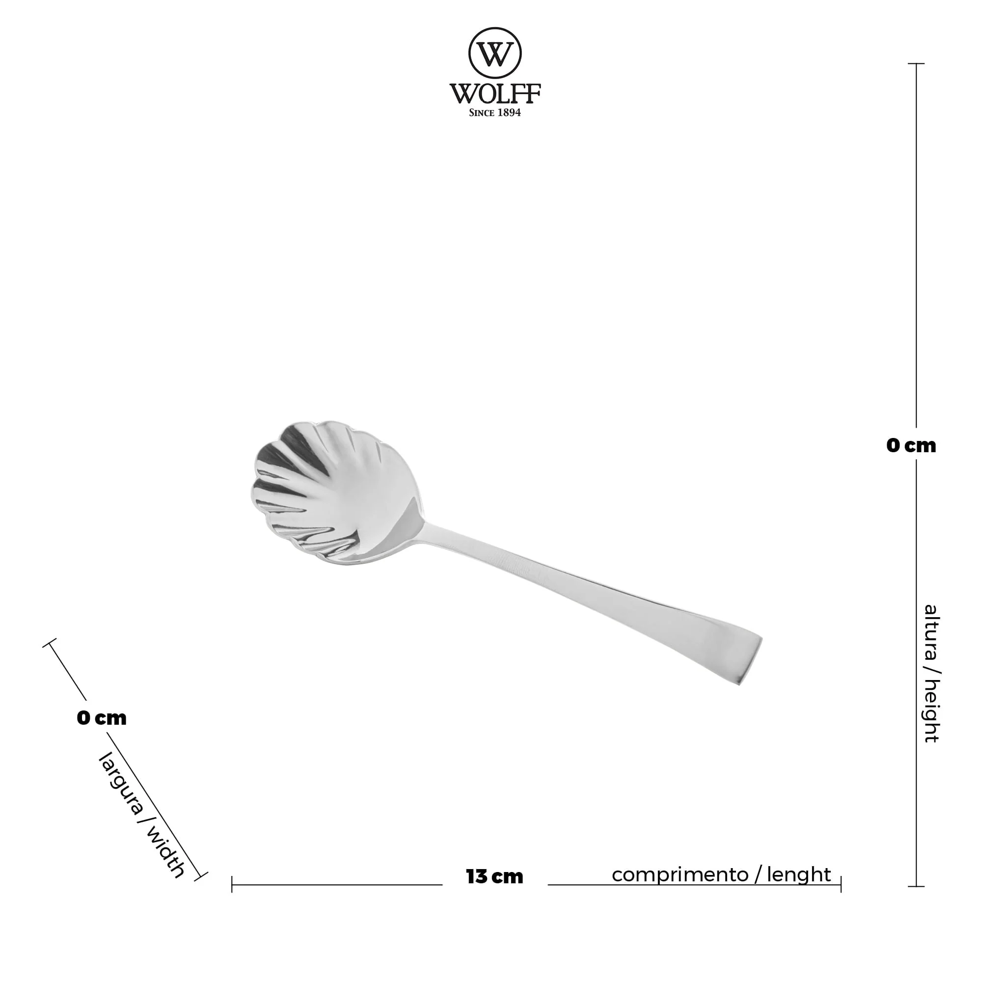 Jogo de Colheres para Açúcar Aço Inox 2 Peças - Image 6