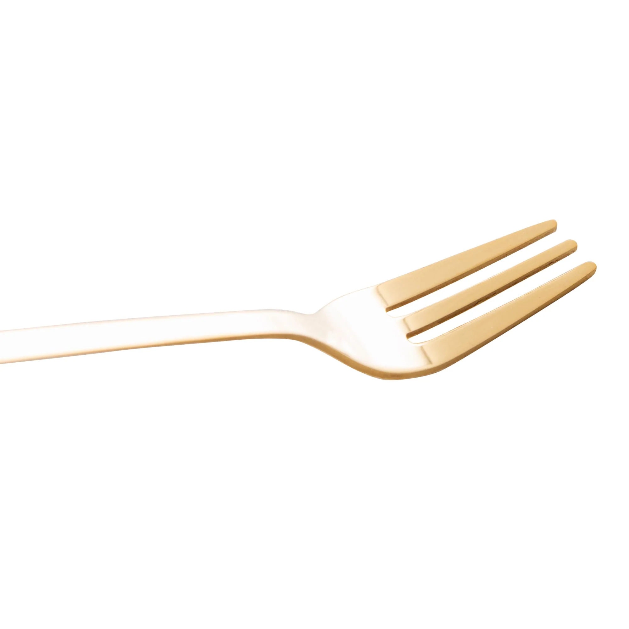 Jogo de Garfos para Aperitivo em Aço Inox Leaves Dourado 4 Peças - Image 5