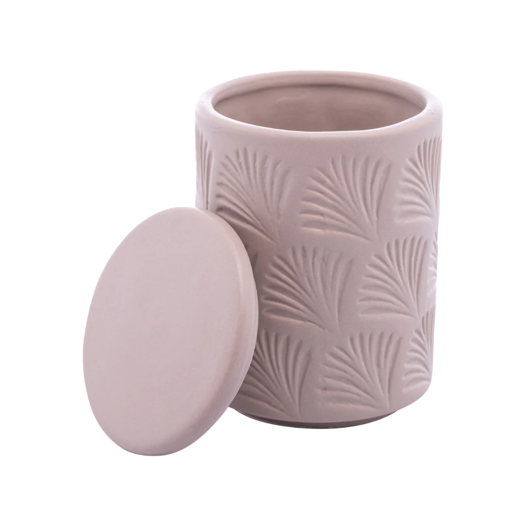Jogo para Banheiro Leaf em Ceramica Nude 2 Peças - Image 6