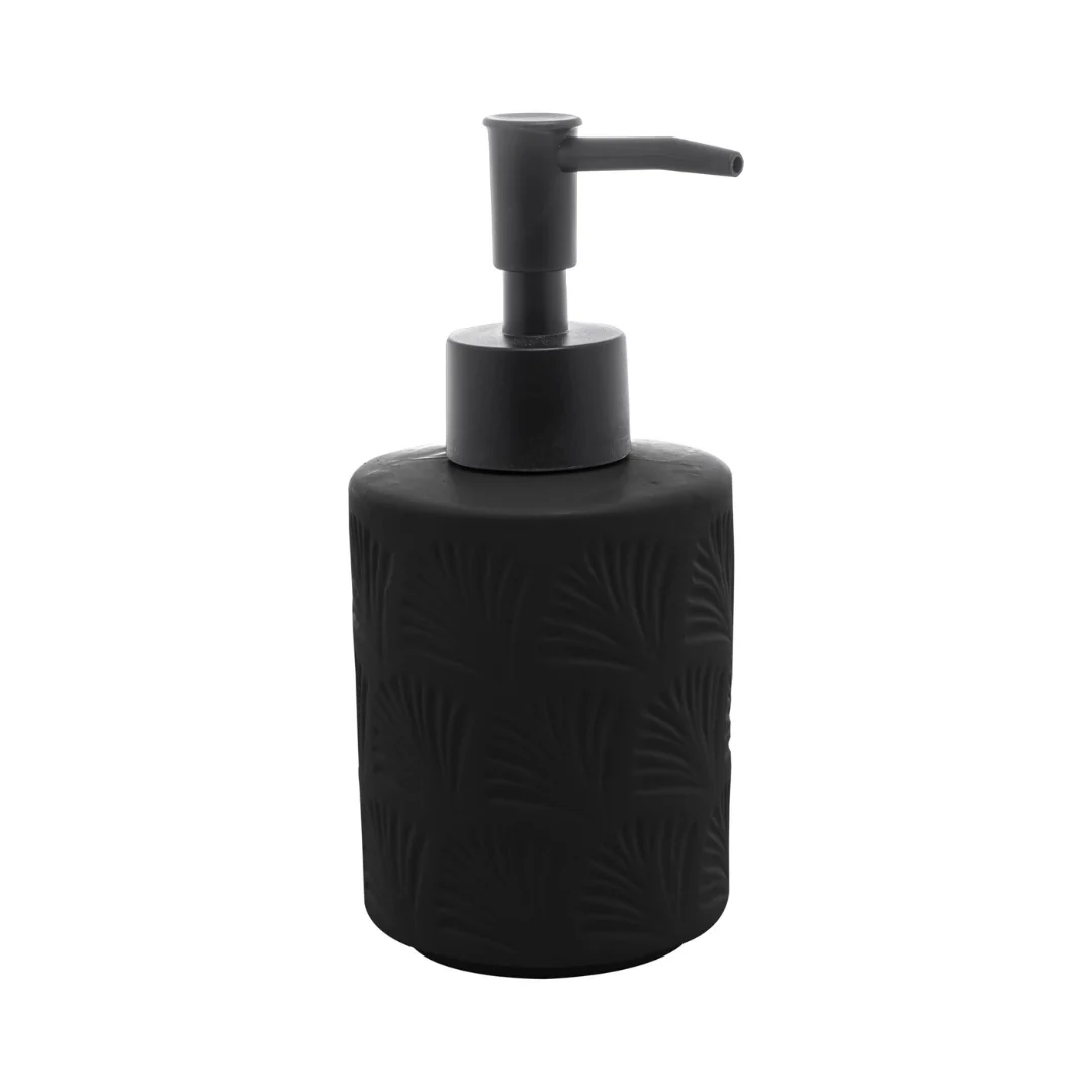 Jogo para Banheiro Leaf em Ceramica Preto 2 Peças - Image 7