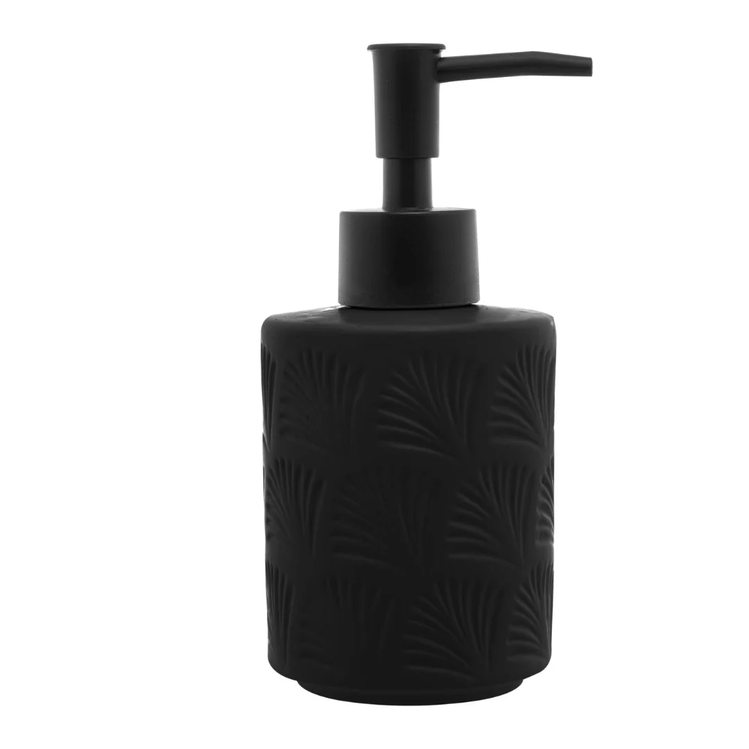 Jogo para Banheiro Leaf em Ceramica Preto 2 Peças - Image 9