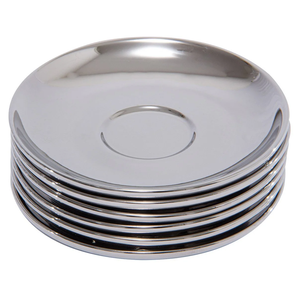Jogo De Xícaras Luxo Para Café Com Pires E Suporte Wolff Versa 90ml 6 Peças Preto e Prata - Image 5