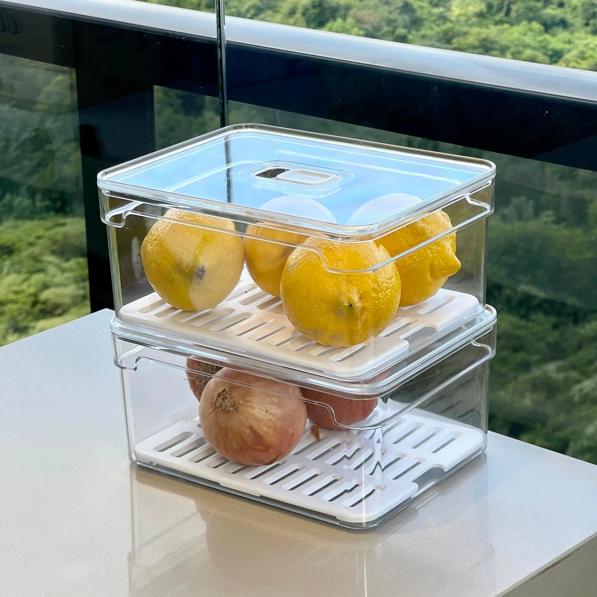 Kit 2 Organizadores Clear Fresh 2,2 Litros - Image 2