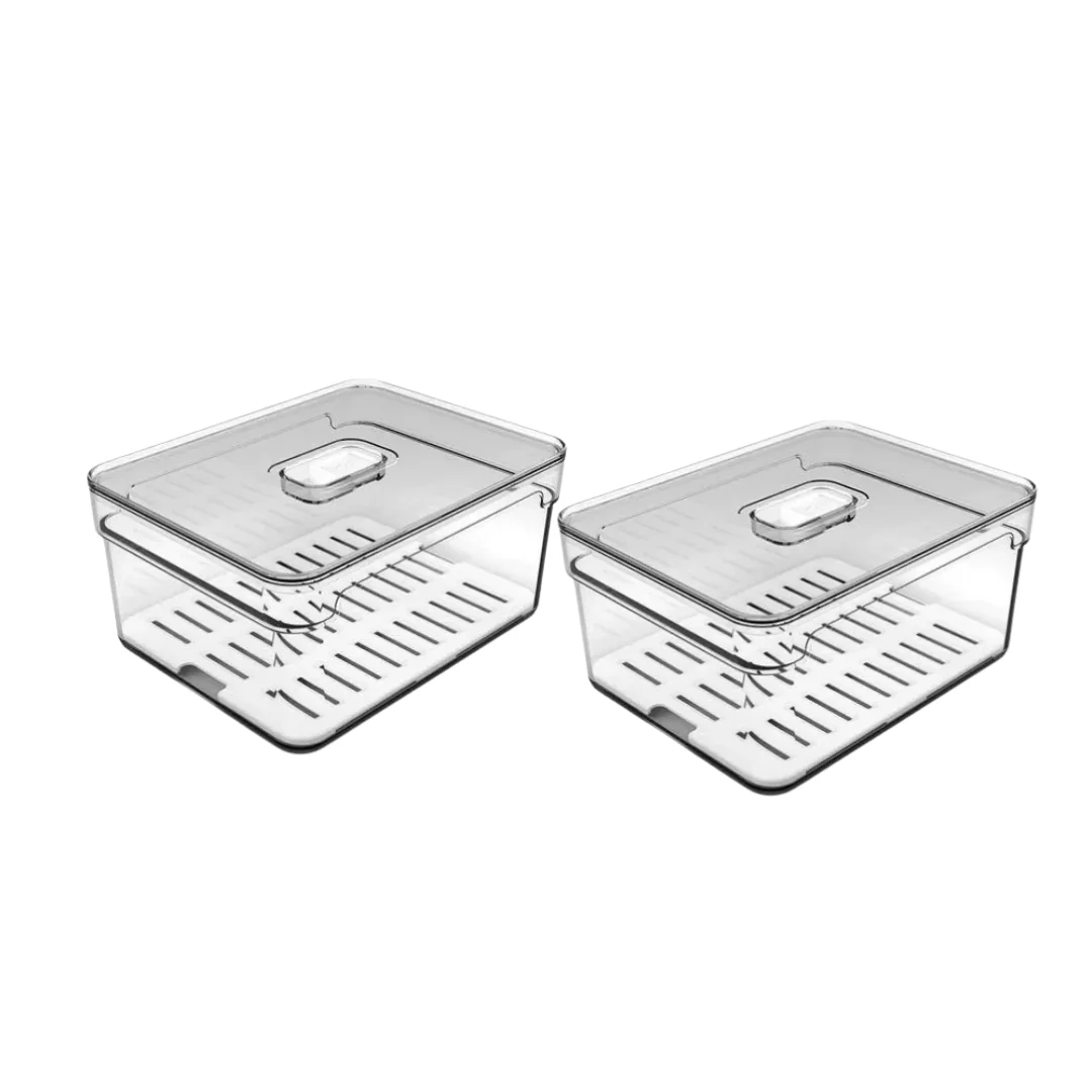 Kit 2 Organizadores Clear Fresh 2,2 Litros - Image 6