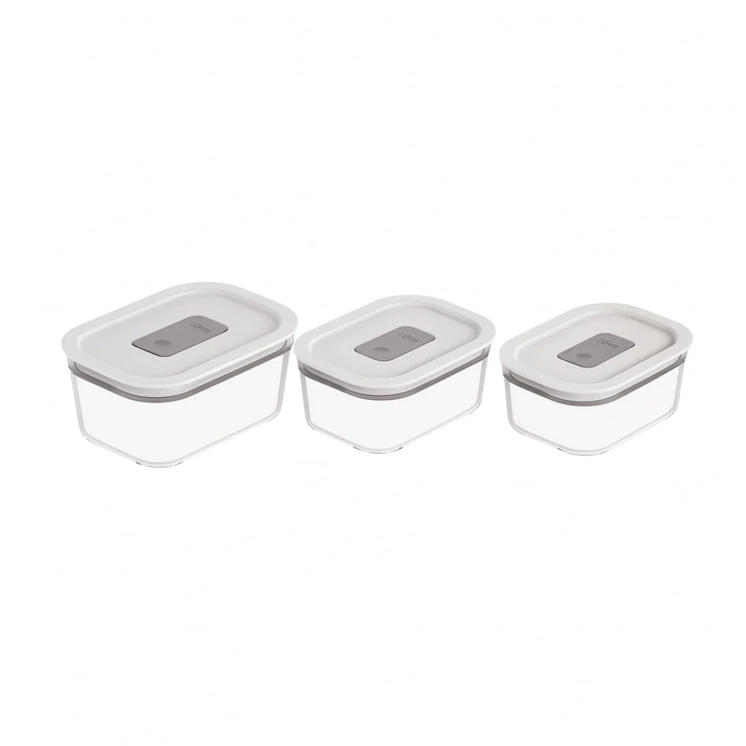 Kit 3 Potes Herméticos Fresh Lock 370ml - Image 2