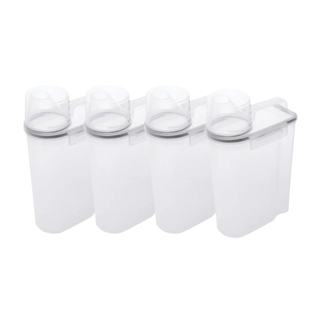 Kit 4 Potes Herméticos Porta Mantimento com Copo Medidor 2,5 Litros - Image 18