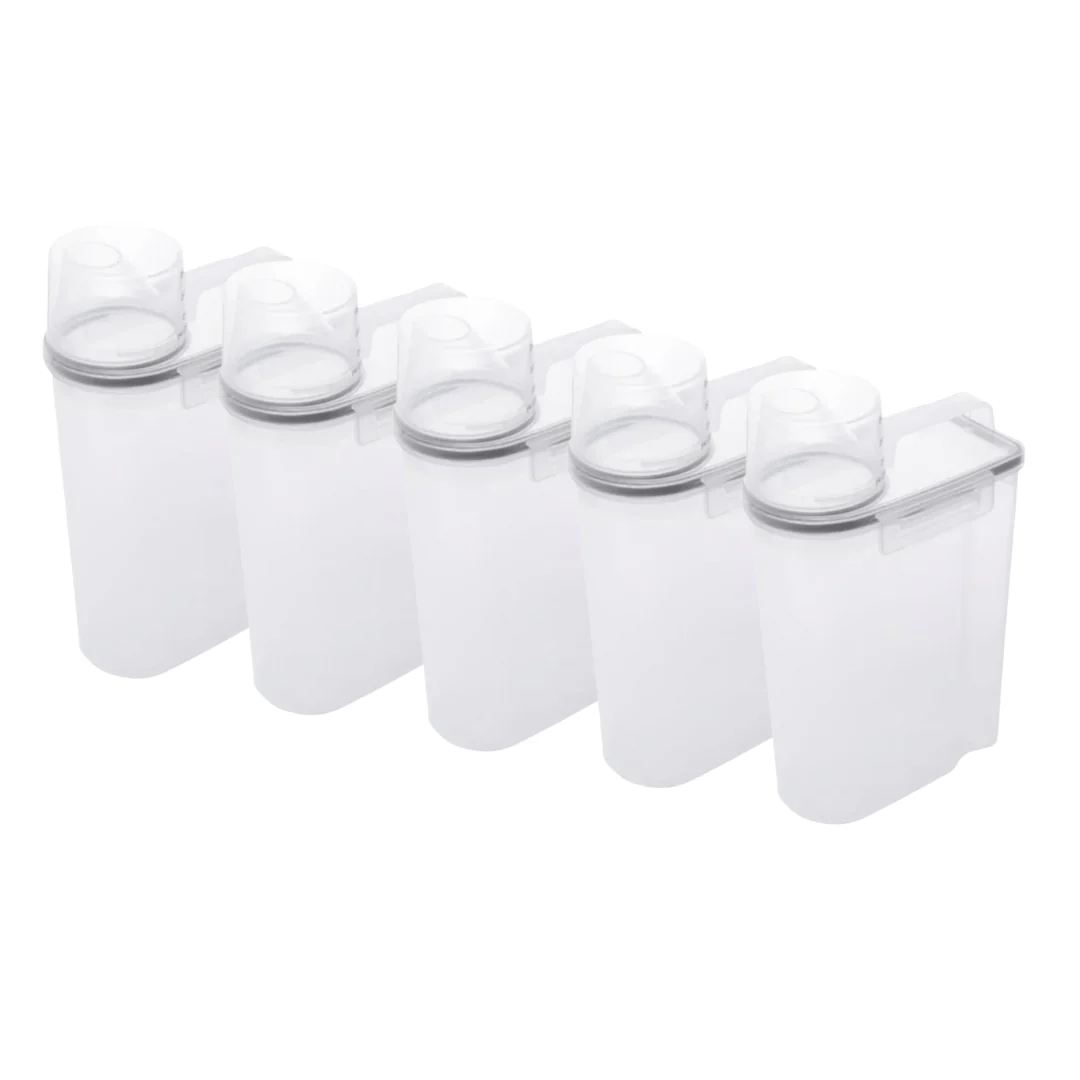 Kit 5 Potes Herméticos com Copo Medidor 2,5 Litros - Image 10
