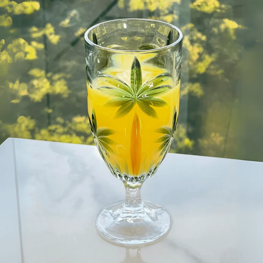 Kit 6 Taças de Cristal Palm Tree Tropical 450ml - Image 5