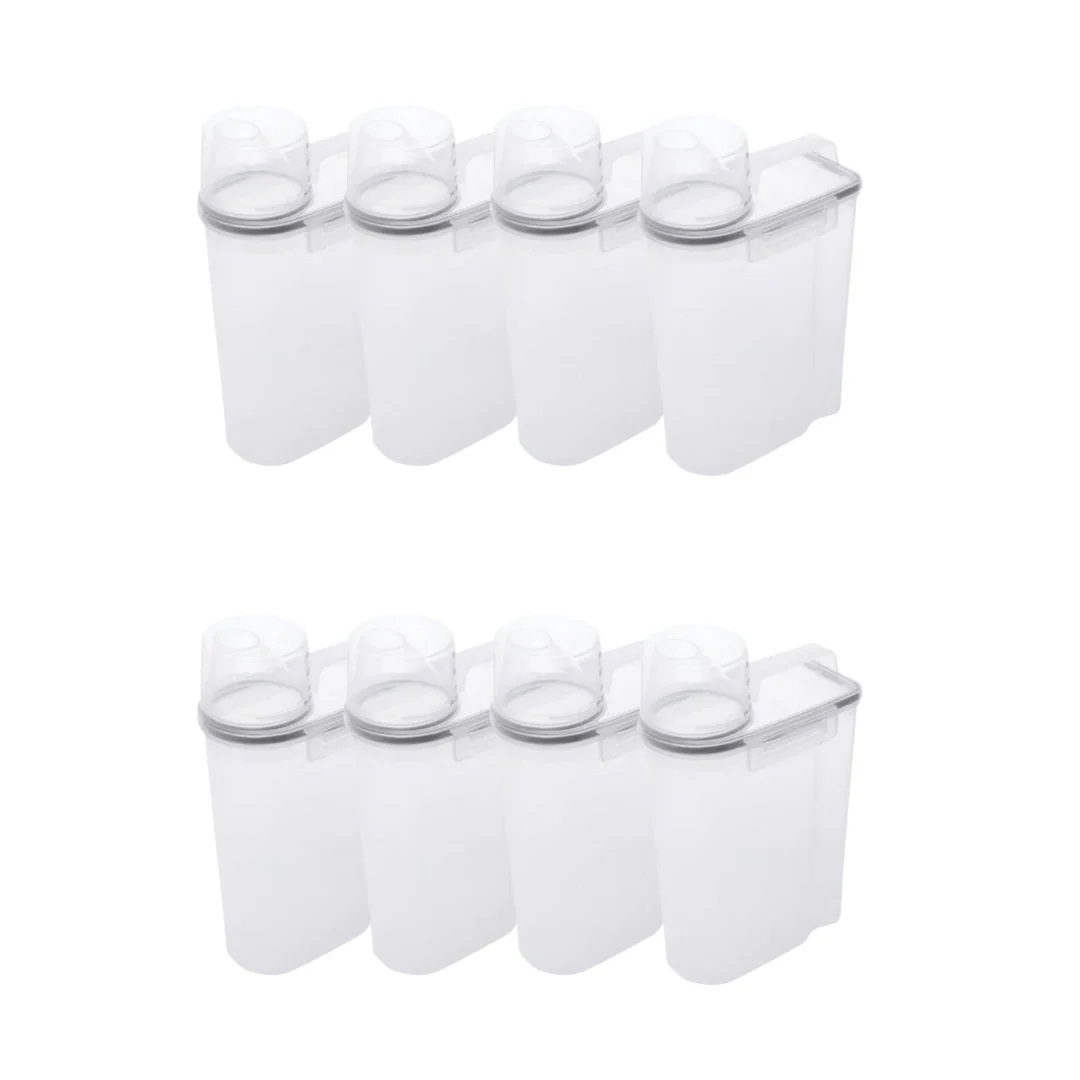 Kit 8 Potes Herméticos com Copo Medidor 2,5 Litros - Image 8