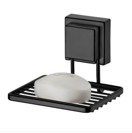 Kit Suporte Para Shampoo + Saboneteira com Ventosa Preto - Image 3