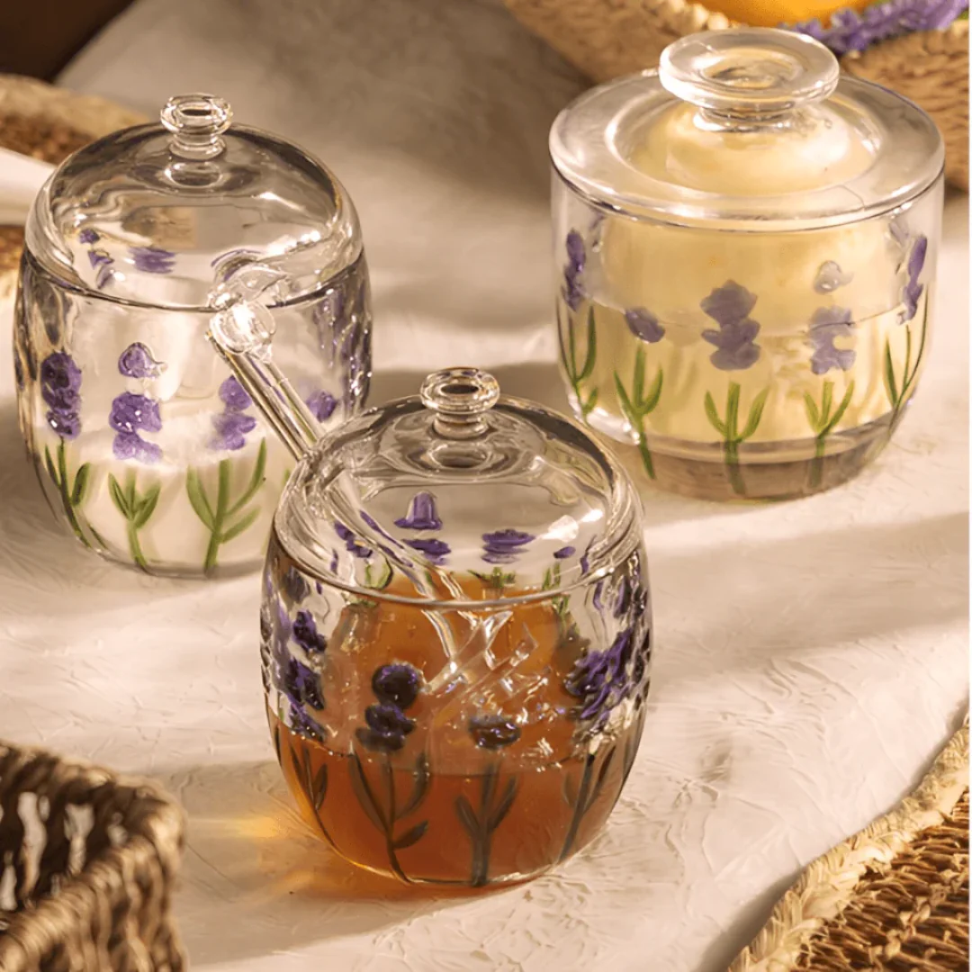 Kit Açucareiro + Meleira Lavanda 2 Peças - Image 2