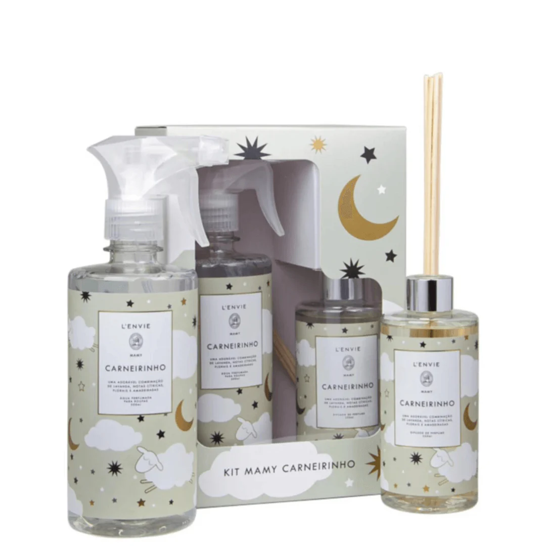 Kit Água Perfumada e Difusor de Perfume Mamy Carneirinho L'Envie - Image 3