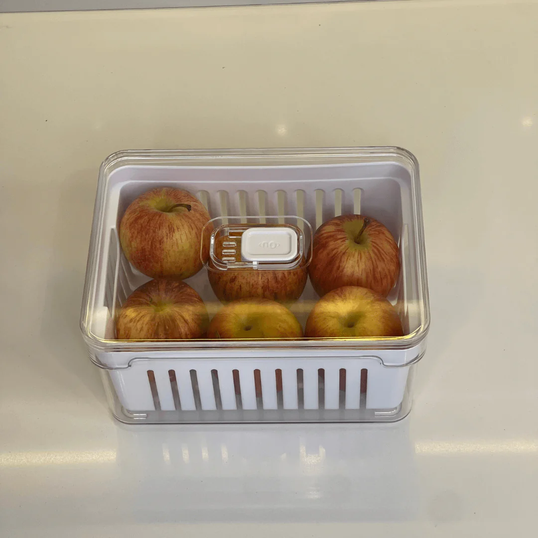 Kit de 4 Organizadores de Geladeira Clear Fresh com Cesto 2,2 Litros - Image 8