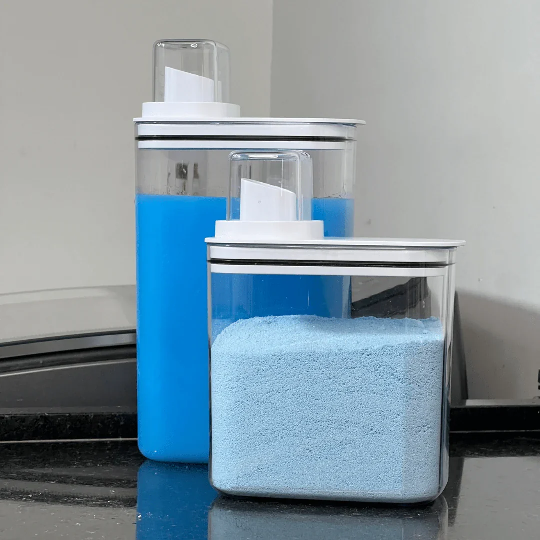 Kit Lavanderia Flow Bege 9 Peças - Image 2