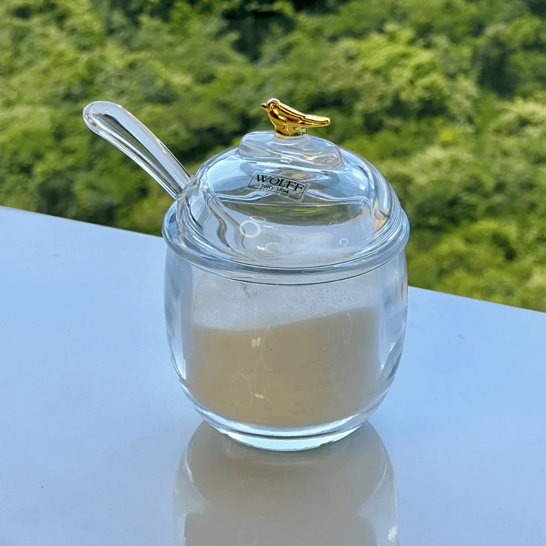 Kit Meleira + Açucareiro de Cristal Golden Bird - Image 2