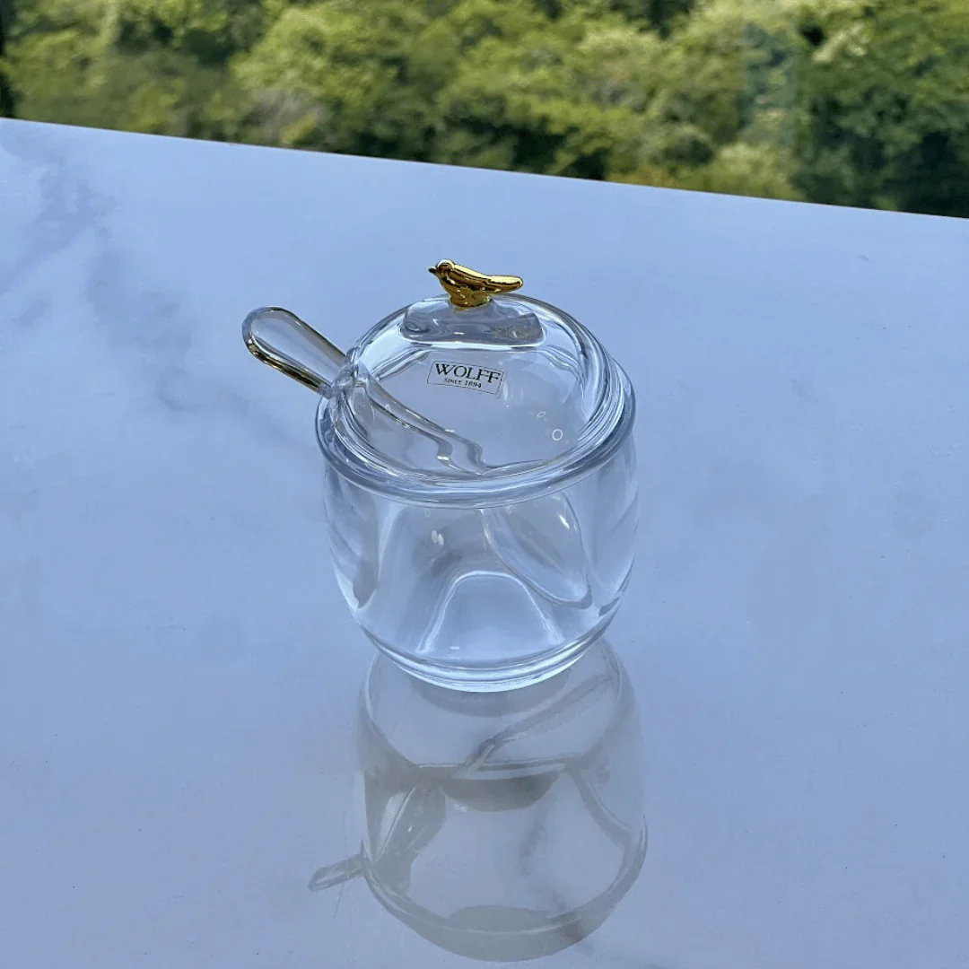 Kit Meleira + Açucareiro de Cristal Golden Bird - Image 5