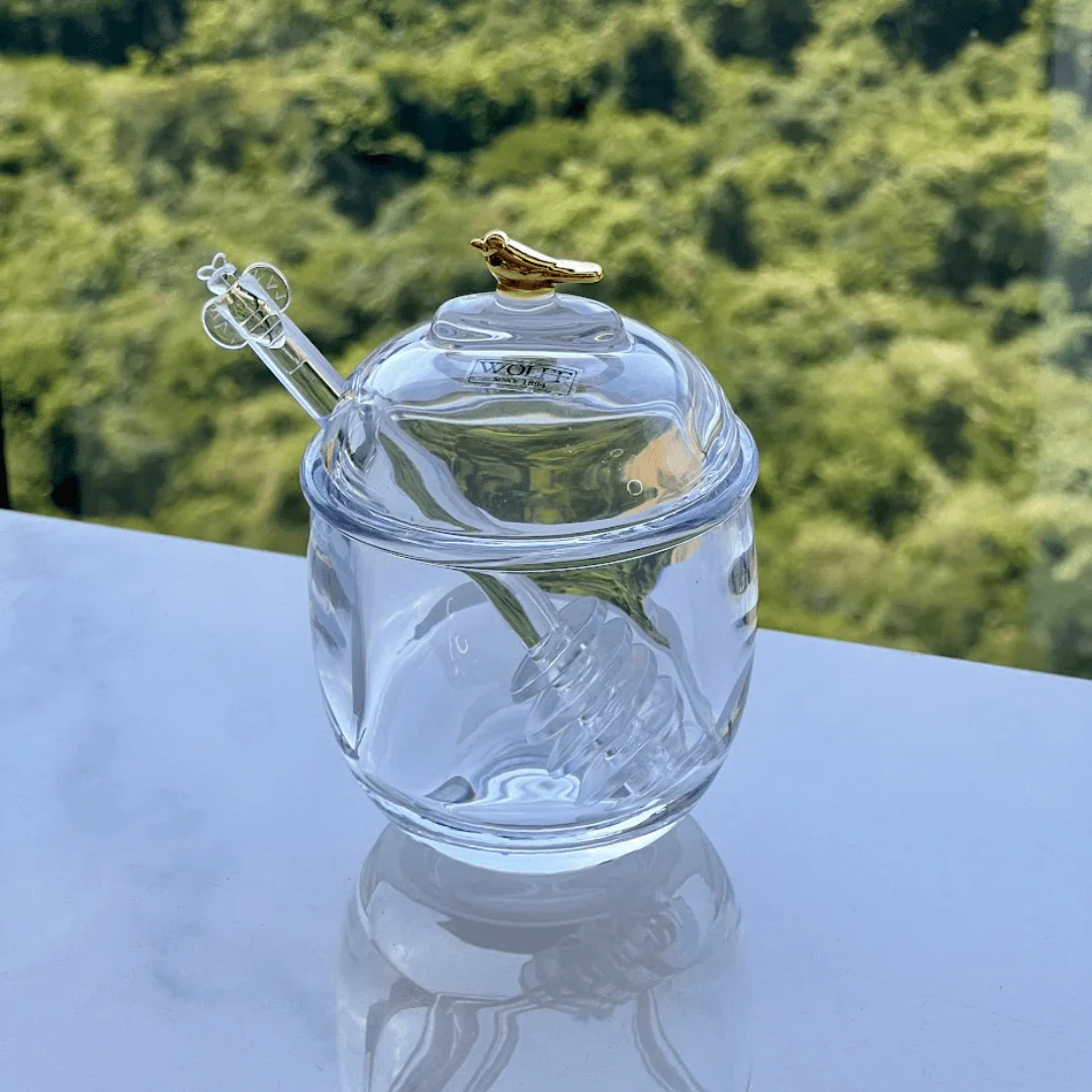Kit Meleira + Açucareiro de Cristal Golden Bird - Image 6