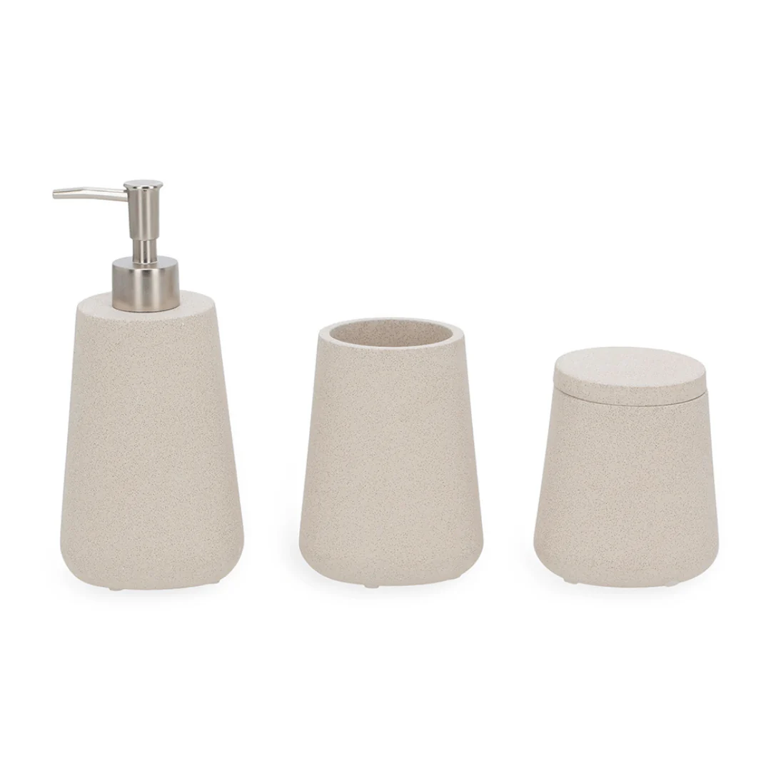 Kit para Banheiro em Cimento Cinza 3 Peças - Image 3