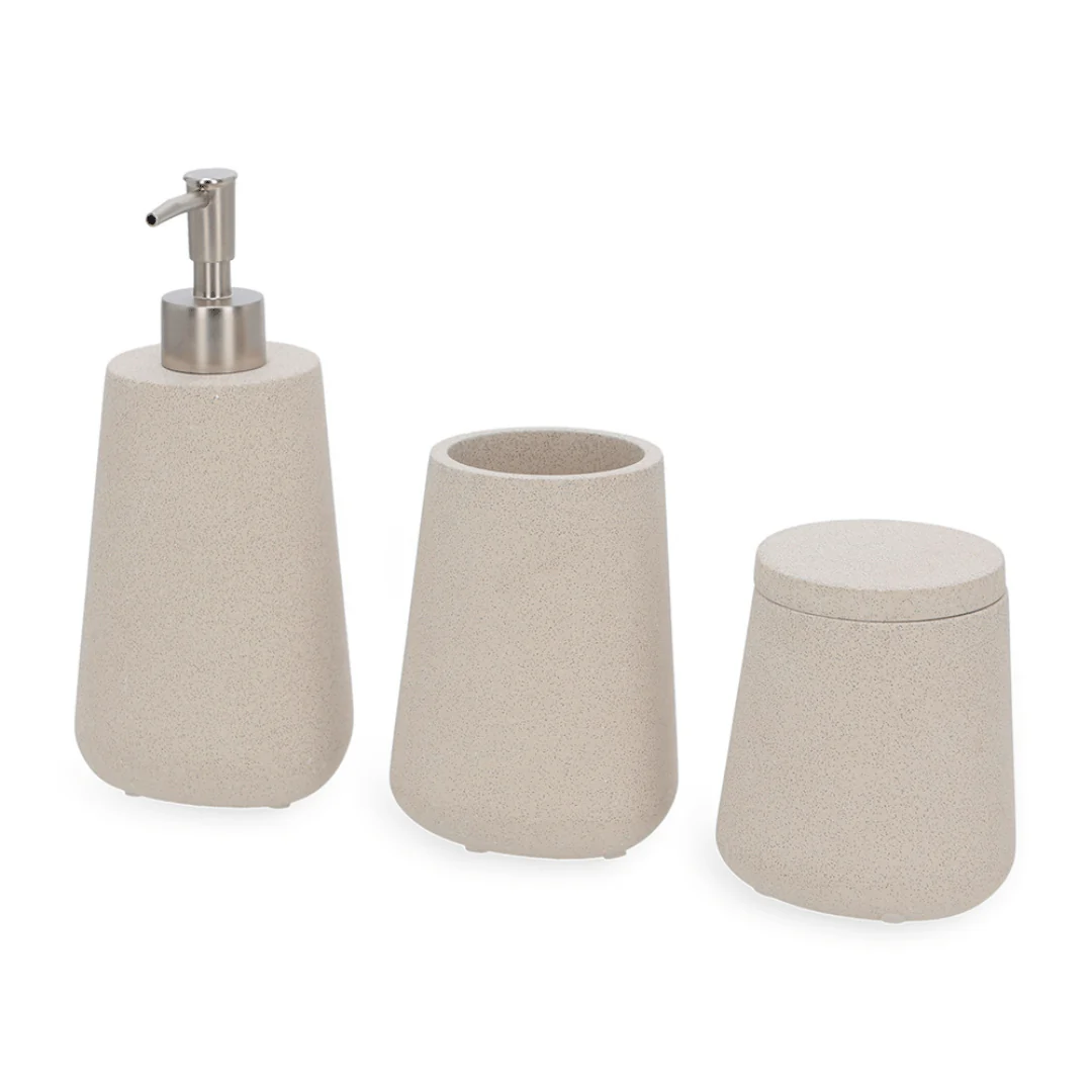 Kit para Banheiro em Cimento Cinza 3 Peças - Image 4