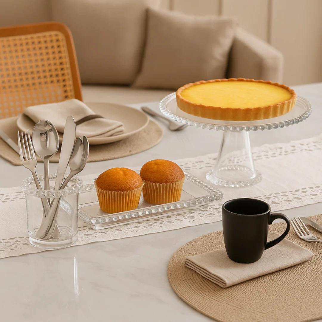 Kit para Mesa Posta Cristal 4 Peças - Image 2