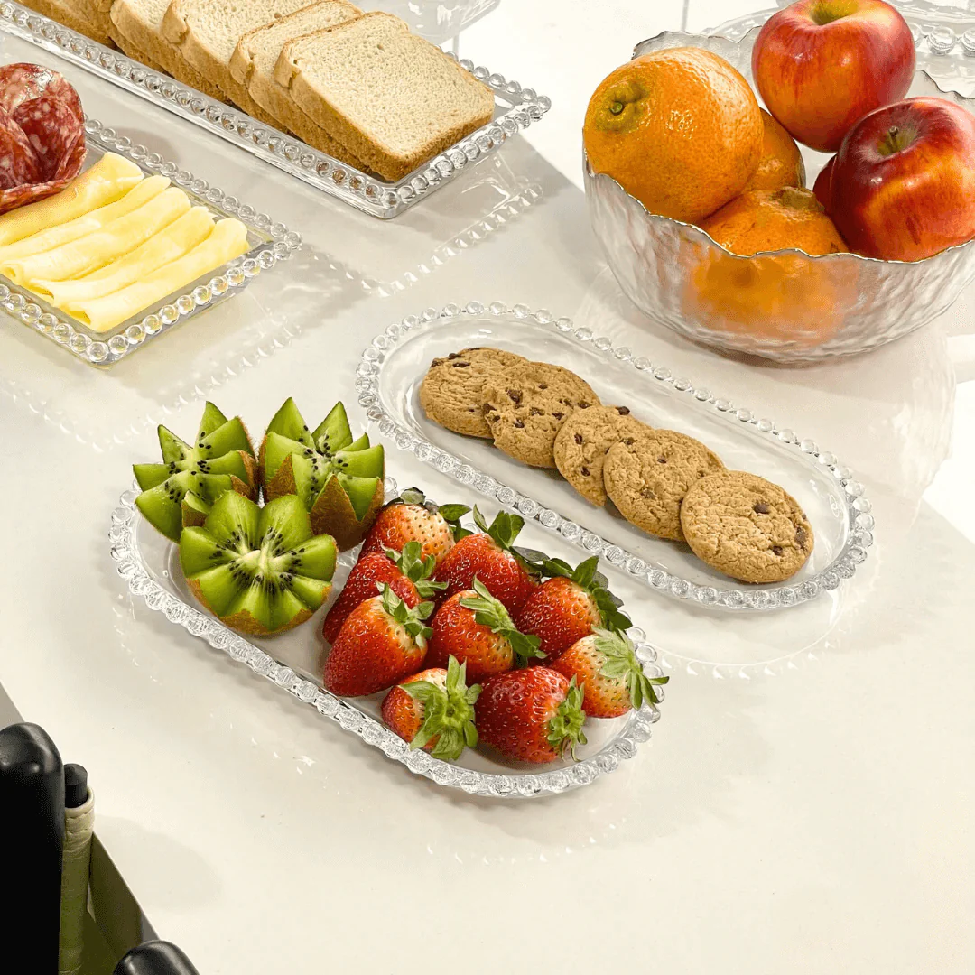 Kit para Mesa Posta Premium de Cristal Linha Pearl 6 Peças - Image 3