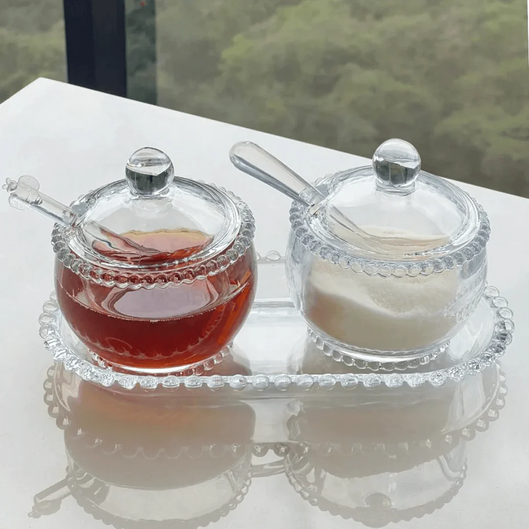 Kit para Mesa Posta Premium de Cristal Linha Pearl 6 Peças - Image 10
