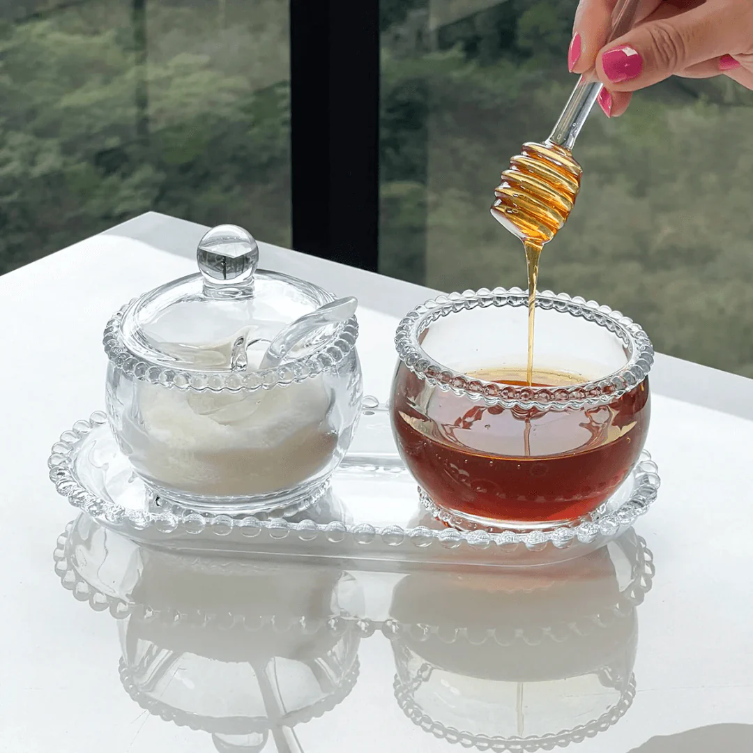 Kit para Mesa Posta Premium de Cristal Linha Pearl 6 Peças - Image 11